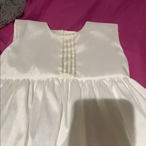 White baptism dress